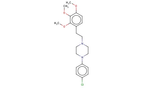PIPERAZINE, 1-(4-CHLOROPHENYL)-4-(2-(3,4,5-TRIMETHOXYPHENYL)ETHYL)-